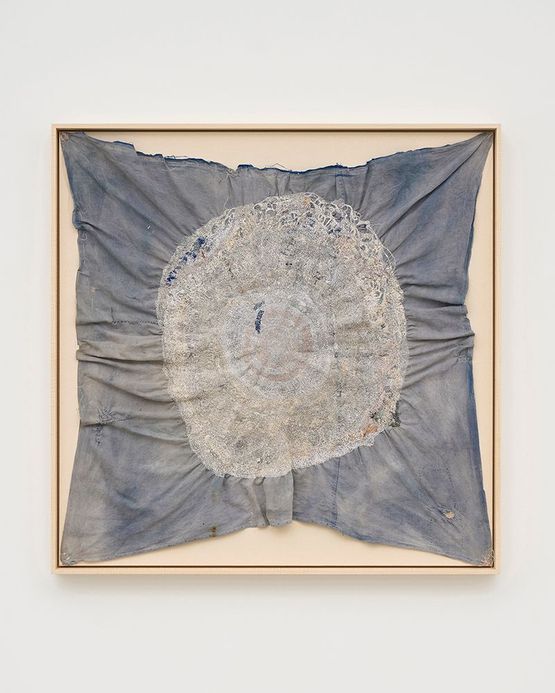 mistletoe by Junko Oki contemporary artwork Textile