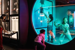 Contemporary art exhibition The Story of the Moving Image at Australian Centre for the Moving Image ACMI Melbourne