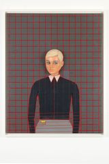 Blind Spot Detecting Unit Pearl Grid Chips  Spectacle  1 by Thomas Zipp contemporary artwork painting