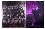 Boy magenta  pink ceramics by Brook Andrew contemporary artwork mixed media
