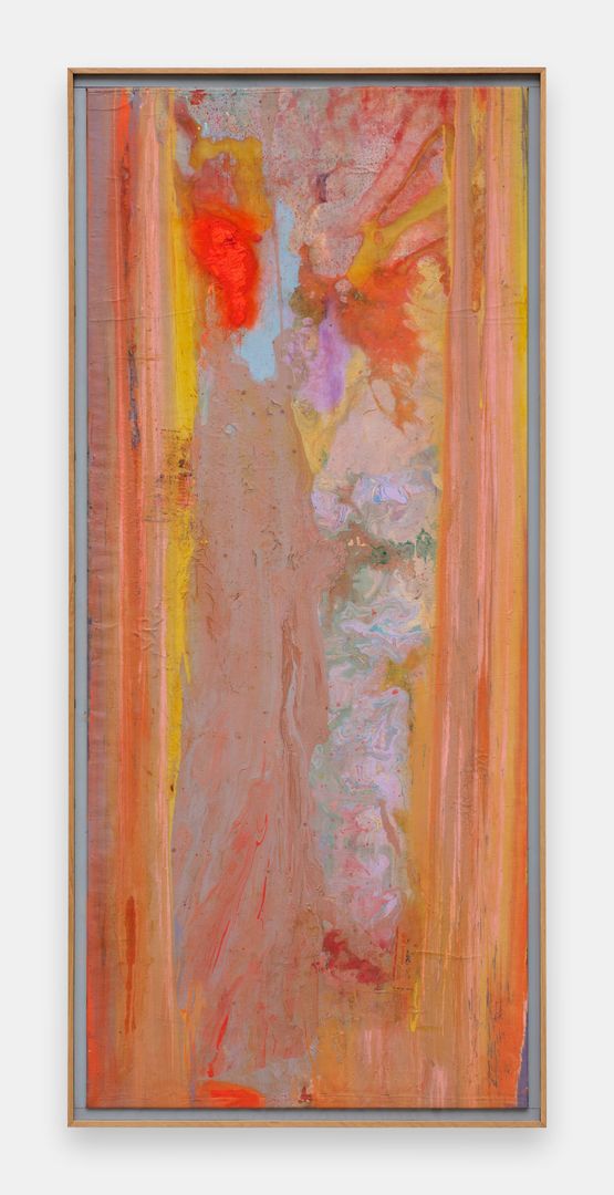 Crevice Reflecting Morning Light by Frank Bowling contemporary artwork Painting