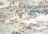 Shopping Mall by Yamaguchi Akira contemporary artwork painting