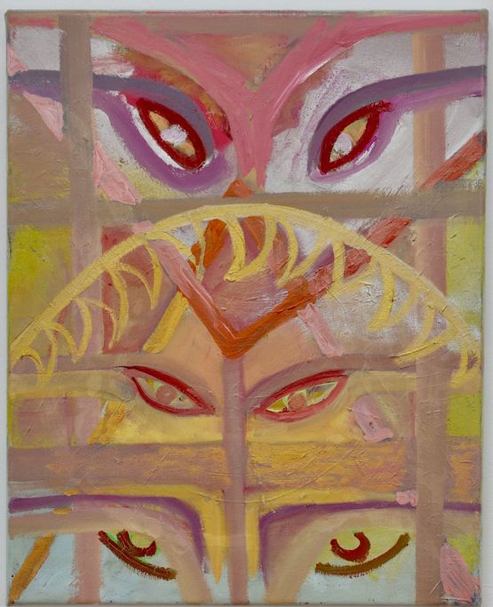 I eyes by Layla Rudneva-Mackay contemporary artwork Painting