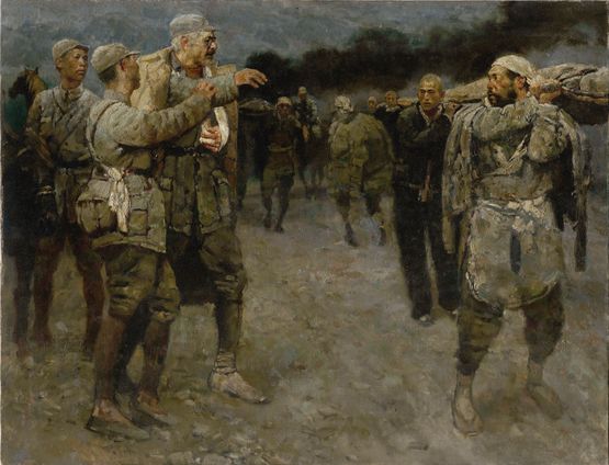 Norman Bethune by Chen Danqing contemporary artwork Painting