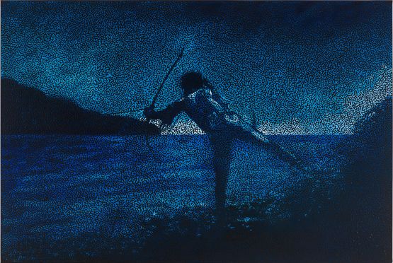 Untitled PAITA by Daniel Boyd contemporary artwork Painting