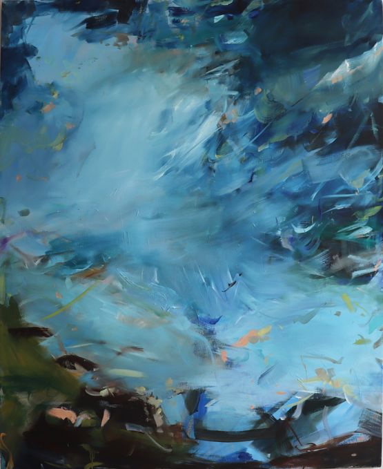 Empyrean Skies II by Juliette Paull contemporary artwork Painting