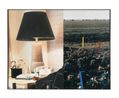Black Lamp With Three Choices by John Baldessari contemporary artwork Painting