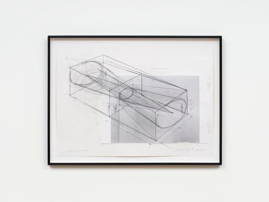 Split Second Mirror by Anthony McCall contemporary artwork Works on Paper