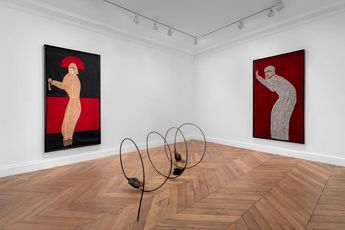 Contemporary art exhibition Enrico David The Soul Drains the Hand at White Cube Paris France