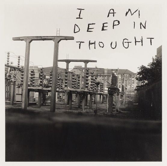 I Am Deep In Thought by David Shrigley contemporary artwork Works on Paper