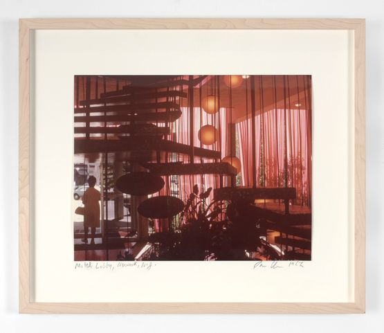 Motel Lobby Newark N.J. by Dan Graham contemporary artwork Photography