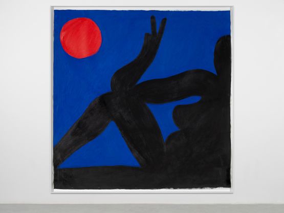 moonlit blue by Spencer Sweeney contemporary artwork Painting