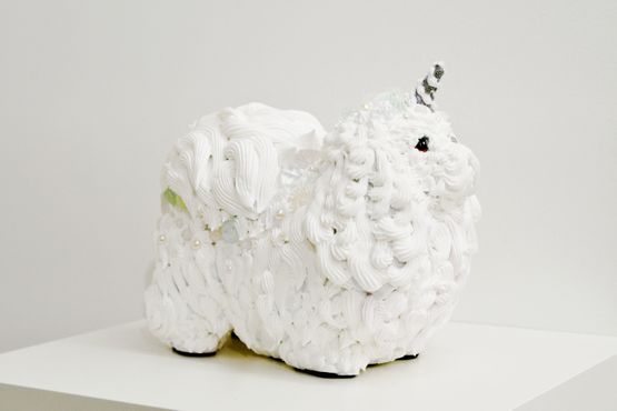Sweet Dog by Osamu Watanabe contemporary artwork Sculpture