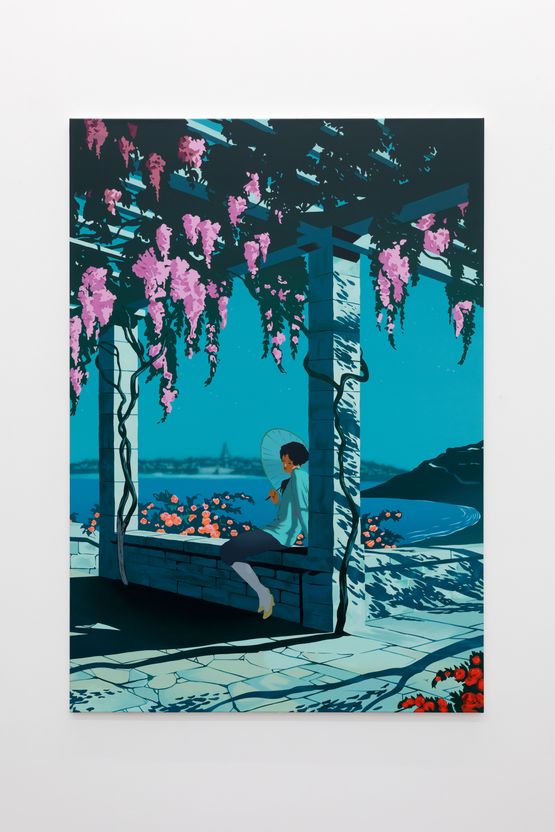 Out of Sight by Alex Dordoy contemporary artwork Painting