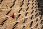 Woman in Chand Baori Stepwell India by Steve Mccurry contemporary artwork Photography
