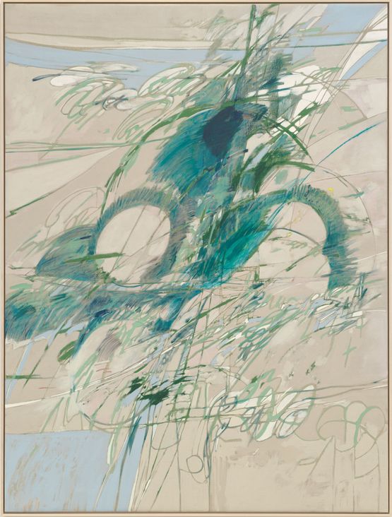 Jubilant jungle juxtaposition by Jim Thorell contemporary artwork Painting