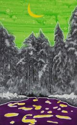 DolomitesSnow Encounter by Wan Peng contemporary artwork painting