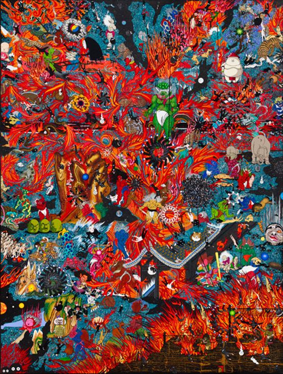 Chaos Yamamotos version by Yamamoto Ryuki contemporary artwork Painting