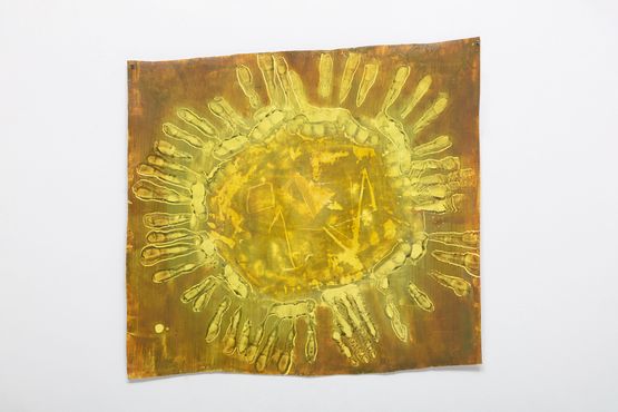 The Secret of the World by Flora Rebollo contemporary artwork Painting