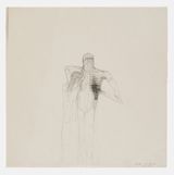 St. M. 29.10.1976 by Walter Pichler contemporary artwork works on paper
