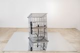 Stagecage Belted by Monica Bonvicini contemporary artwork sculpture