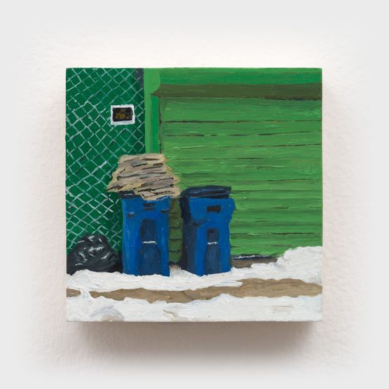 Trash day by Nasir Young contemporary artwork Painting