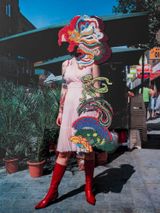 Today is a new day by Asami Kiyokawa contemporary artwork mixed media print