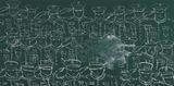 Blackboard Salutations by Tala Madani contemporary artwork painting