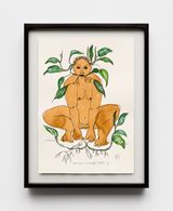 Comigo Ninguem pode N1 from the Senhora das Plantas series by Rosana Paulino contemporary artwork works on paper