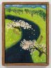 River without a Bridge by Masao Nakahara contemporary artwork Painting