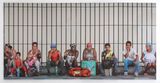 La Habana persone in attesa by Michelangelo Pistoletto contemporary artwork print sculpture