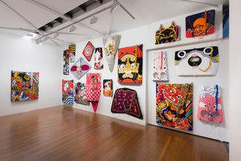Contemporary art exhibition Claire Healy and Sean Cordeiro You Are Here at Roslyn Oxley9 Gallery Sydney Australia