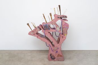 Contemporary art exhibition Erika Verzutti Sculptures With Wind at Fortes DAloia  Gabriel Sao Paulo Brazil