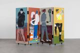 Security Guards and Cleaners by Miao Miao contemporary artwork painting