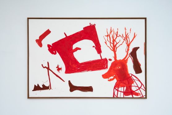 Eve II by Amina Benbouchta contemporary artwork Works on Paper