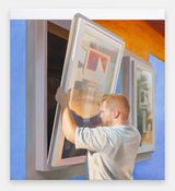 Reflection by Allison Katz contemporary artwork painting