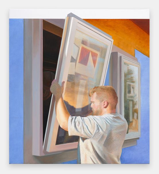 Reflection by Allison Katz contemporary artwork Painting