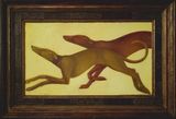 Hounds Chase by Timur DVatz contemporary artwork painting