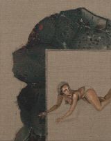 Beyond the frame by Hayv Kahraman contemporary artwork painting