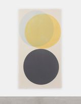 Charcoal Yellow Black by Richard Gorman contemporary artwork works on paper