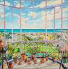 Matisses Flower Balcony Nice by Damian Elwes contemporary artwork Painting