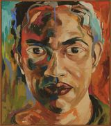 Self Potret by Semsar Siahaan contemporary artwork painting