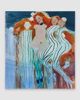Transgalactic Coquettes by Sofia Mitsola contemporary artwork painting