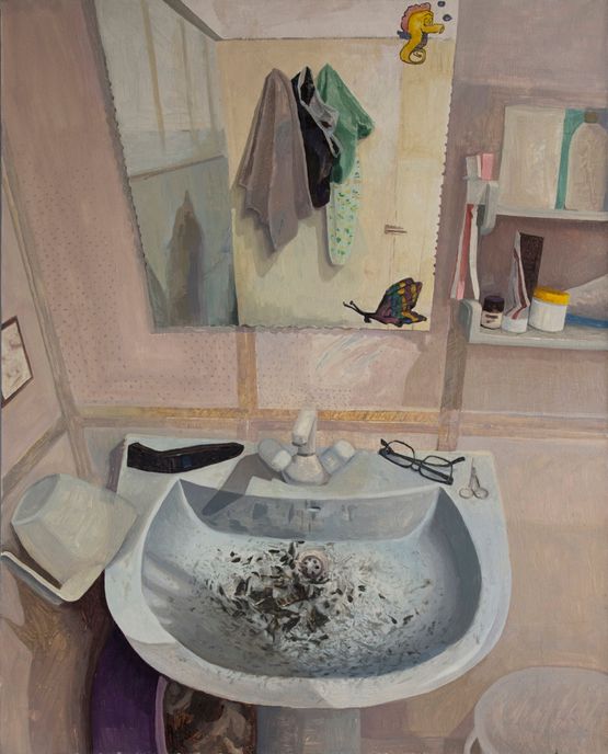 The Sink by Fiza Khatri contemporary artwork Painting