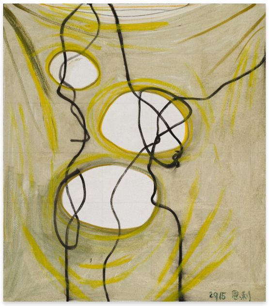 The Broken Plastic Sheets by Zhang Enli contemporary artwork Painting