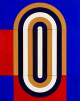 Code 6 by Lubna Chowdhary contemporary artwork painting works on paper