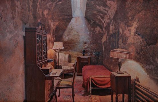 In the Museum AL 5 04 by Yang Bodu contemporary artwork Painting