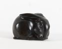 Lapin couche by Edouard Marcel Sandoz contemporary artwork Sculpture