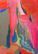 Here flowing fall by Nuria Mora contemporary artwork painting