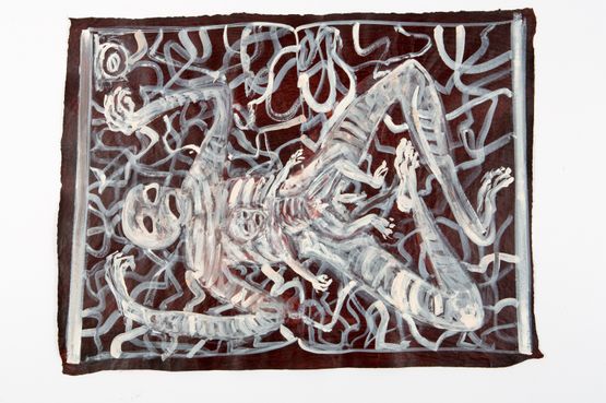 By The Book by Fiona Hall contemporary artwork Works on Paper